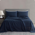 DAPU Pure Linen Sheets Set King - Breathable 100% French Linen