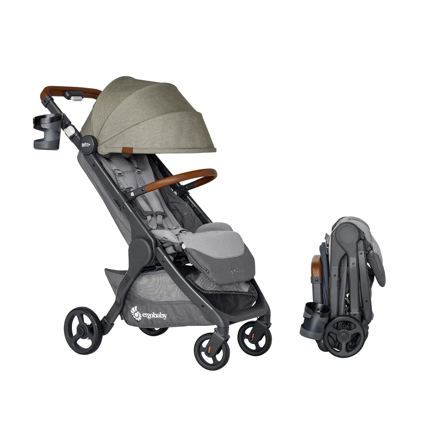 Ergobaby Metro+ Deluxe Compact Baby Stroller for Travel