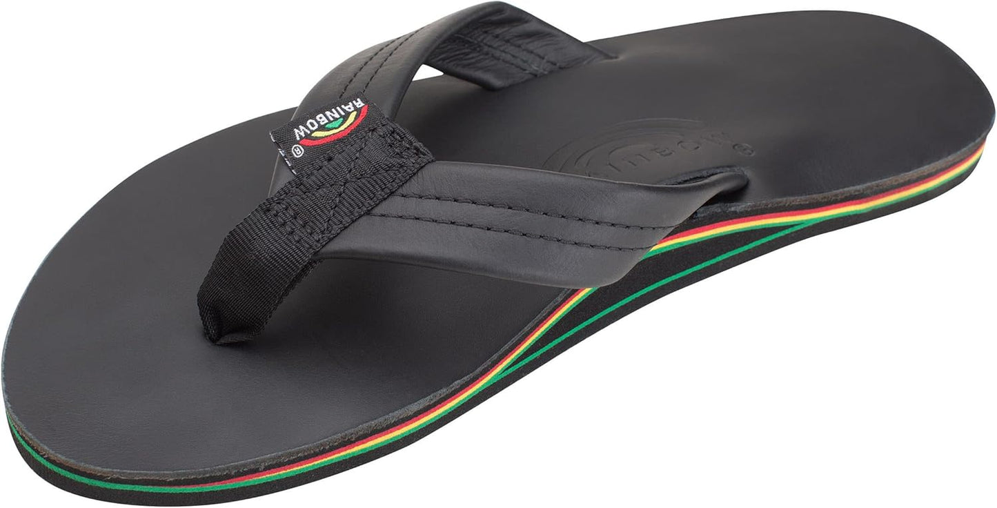 Rainbow Sandals Men's Single Layer Premier Leather Flip Flops