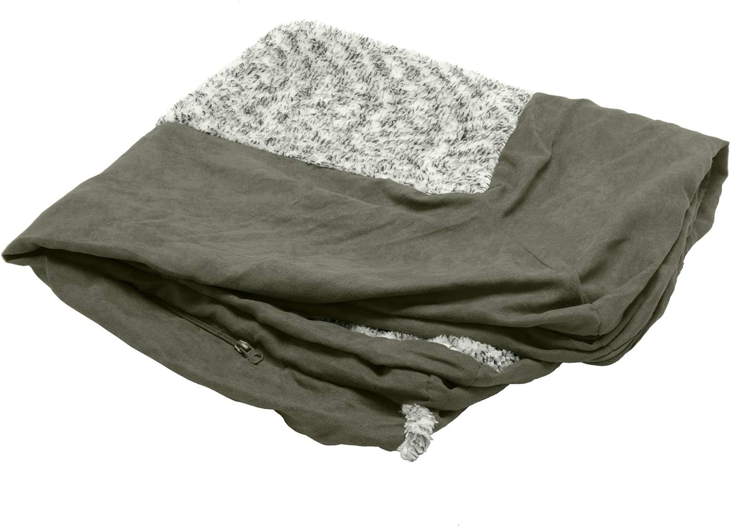 Furhaven Replacement Dog Bed Cover for Jumbo L Shaped Chaise