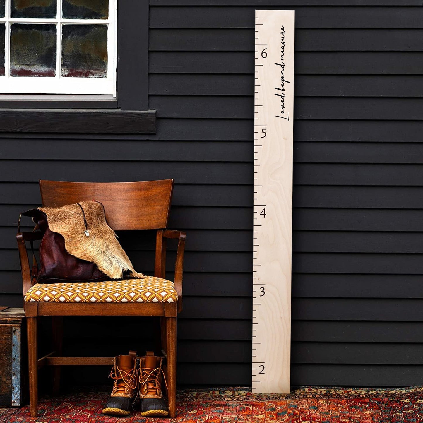 Boho Growth Chart for Wall - Kids Height Chart for Memories