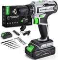 Cordless Drill Set 20V with 2.0Ah Battery and Charger for DIY
