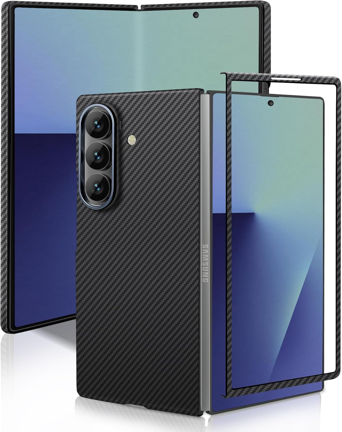 Samsung Galaxy Z Fold 7 Case - Ultra Slim Carbon Fiber Cover