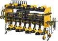 Large Pegboard Power Tool Organizer with Charging Station - 3-Tier