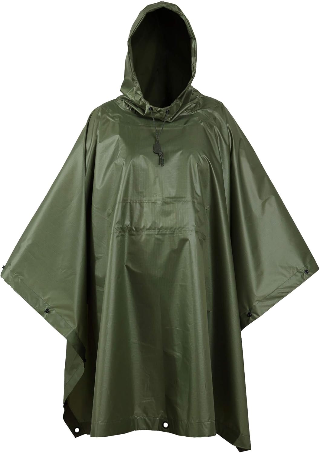 Military Style Poncho for All Weather Conditions and Uses