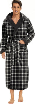 ccko Mens Robe with Hood for Big and Tall Comfort and Warmth