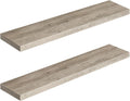 HOOBRO Floating Shelves 39.4 in Greige - Invisible Brackets