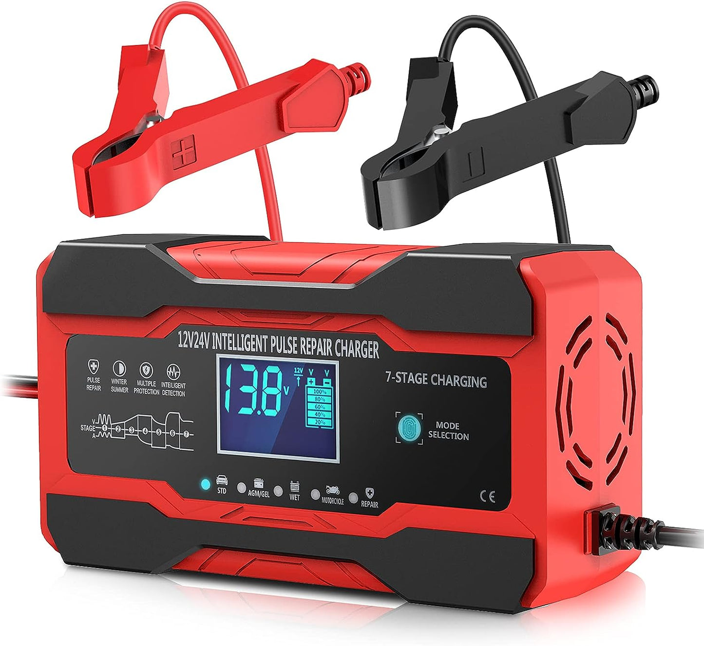 YONHAN Smart 10-Amp Car Battery Charger