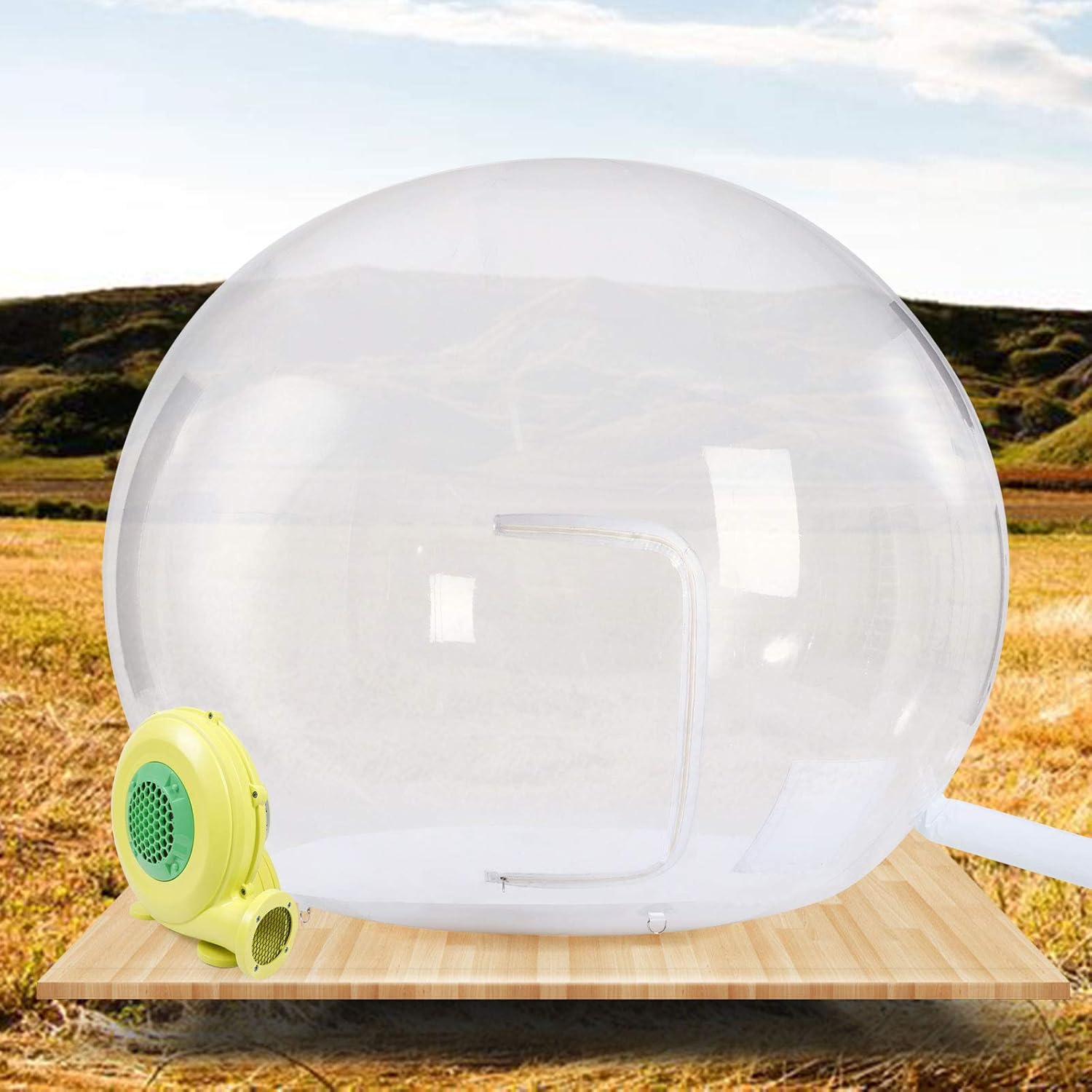 Inflatable Bubble Igloo Tent: Fast Setup, 110V Blower Included
