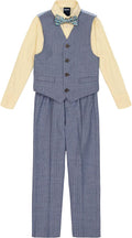 Complete 4-Piece Boys' Dress Set by IZOD with Shirt, Tie, and Vest