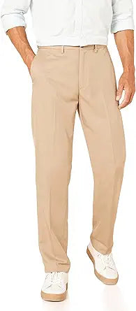 Men's Classic-Fit Expandable-Waist Flat-Front Dress Pant Review