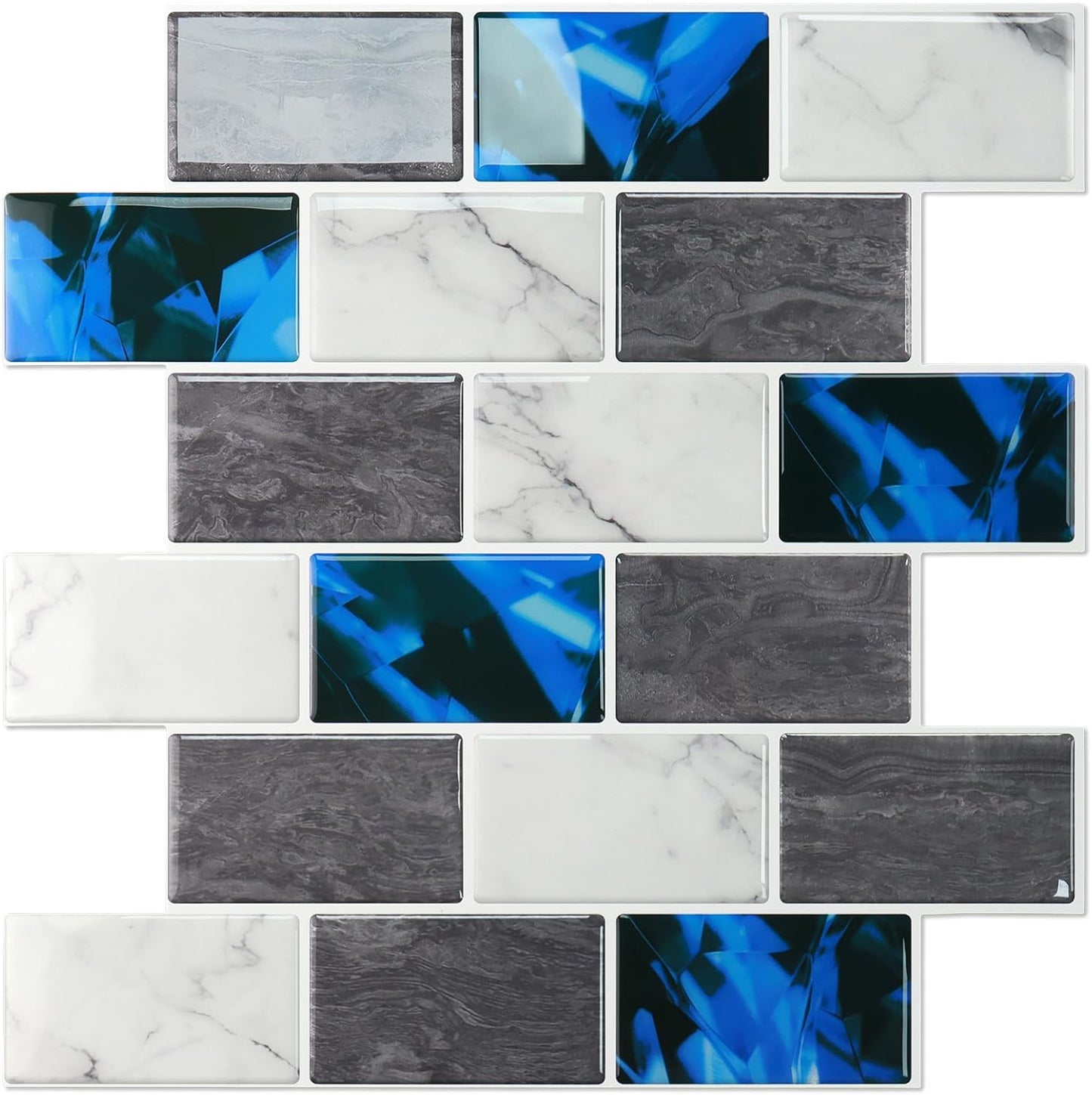 STICKGOO Peel and Stick Backsplash Tiles for Kitchen and Bath