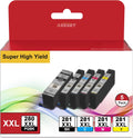 PGI-280 XXL/CLI-281 XXL 5 Color Pack Ink Cartridge Replacement - High