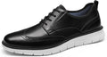 Cestfini Mens Comfortable Dress Shoes for Men - Polished Microfiber