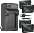 Kastar LP-E17H Pro 4-Pack Battery Kit - USB-C Charging Convenience