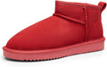 Ankle Winter Mini Boots for Women Suede Faux Fur - Warm Comfort