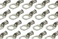 TEMCO 100 Pack Tinned Copper Battery Cable Ends 6 AWG - Marine Grade