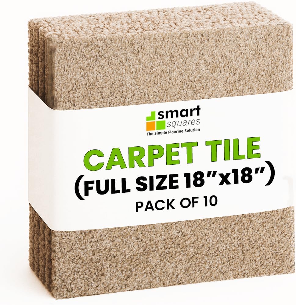 Smart Squares Carpet Tiles 18x18 Inch for Easy DIY Flooring