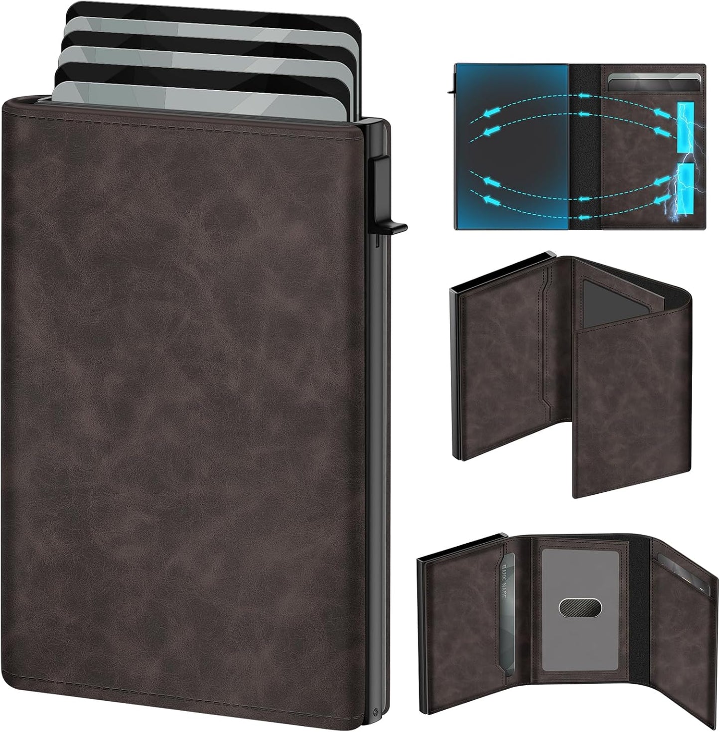 GAOCHALE Wallet for Men - Slim RFID Blocking Card Holder
