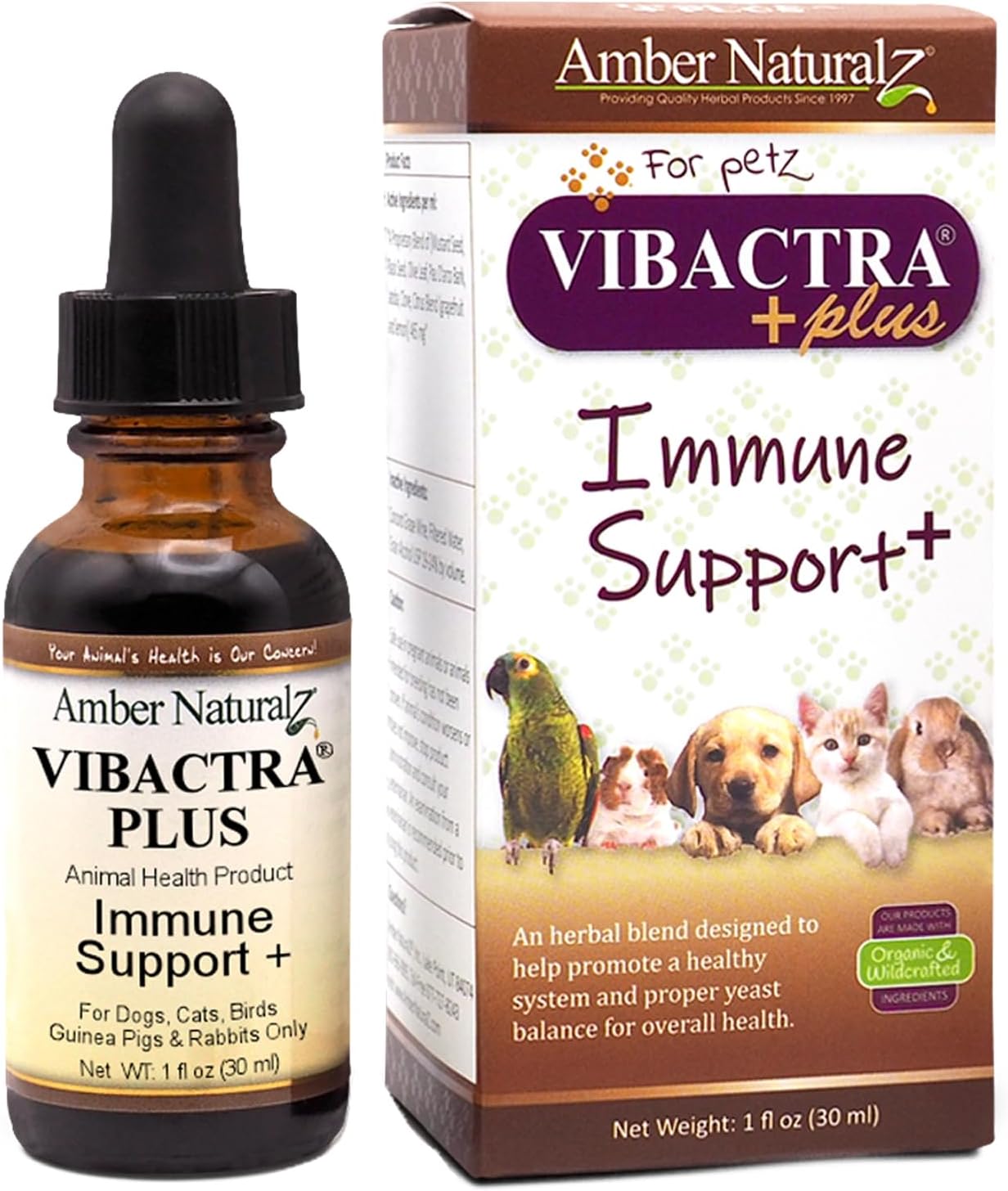 Vibactra Plus Herbal Supplement for Immune Health in Pets