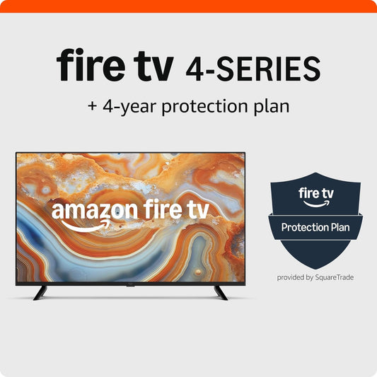 2024  Fire TV 43 4-Series + 4-Year Protection!