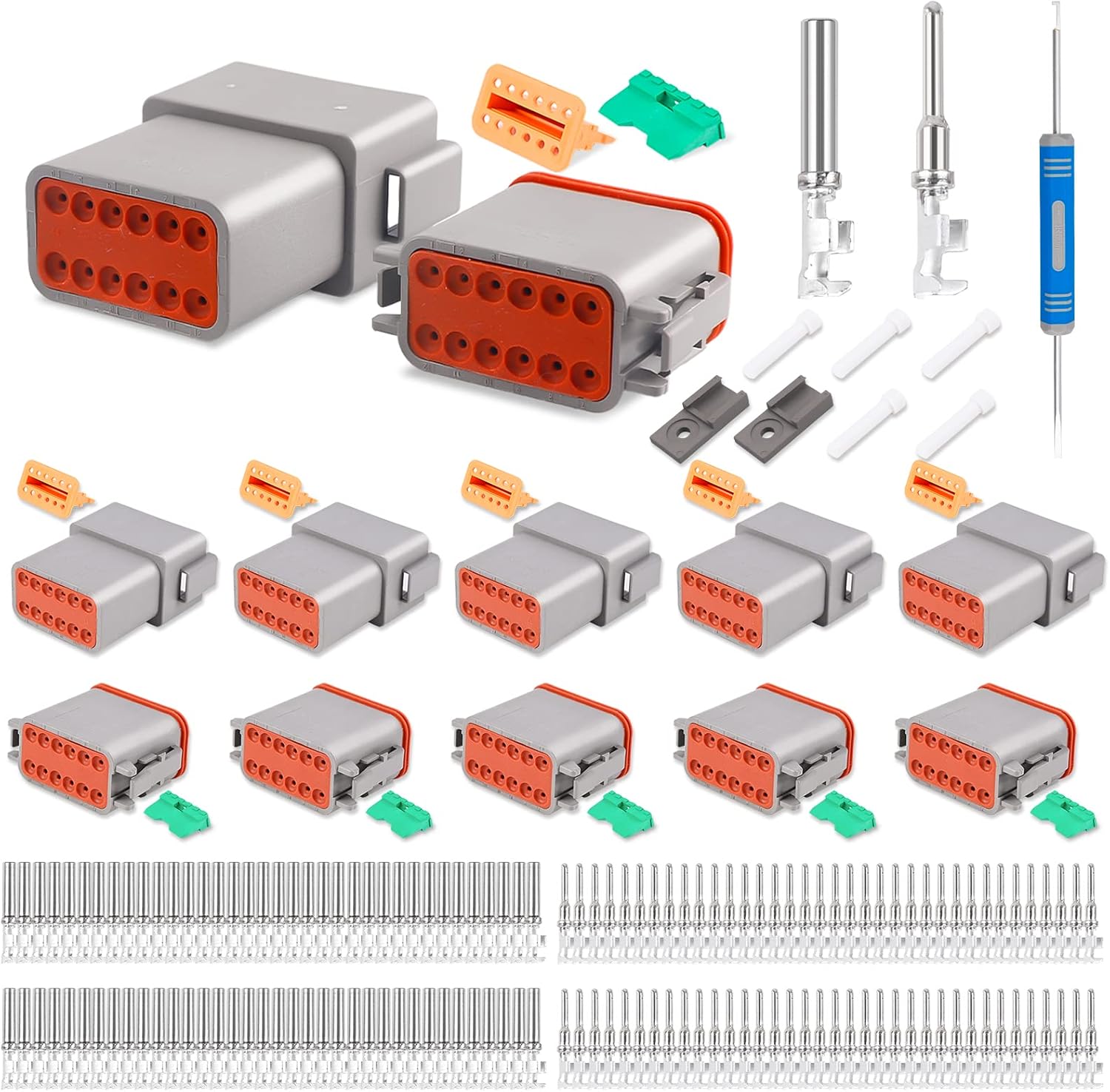 JRready 12 Pin DT Connector Kit for Trucks and Off-Road Vehicles