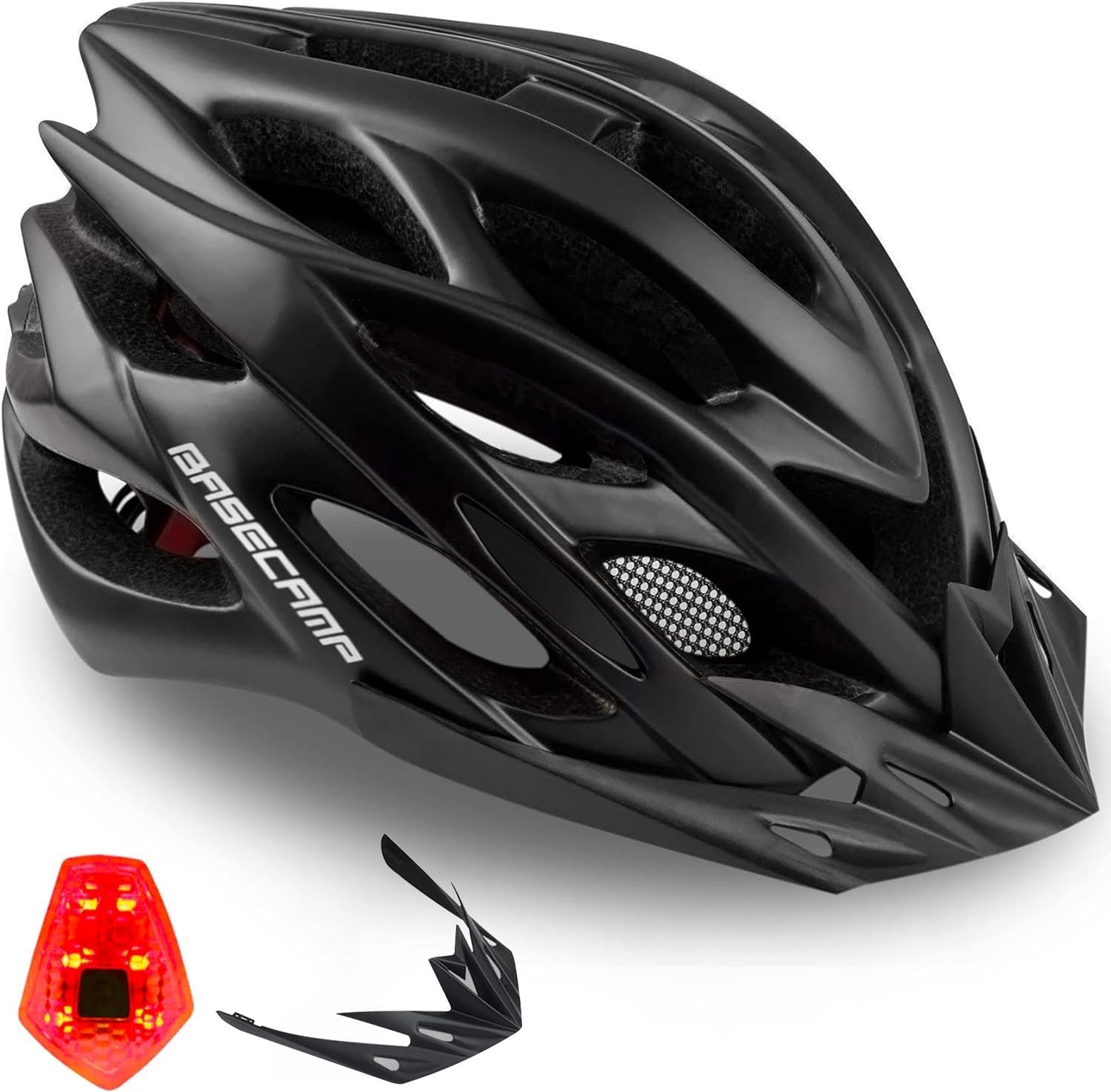 Basecamp LED Bike Helmet: Safety, Style & Comfort!