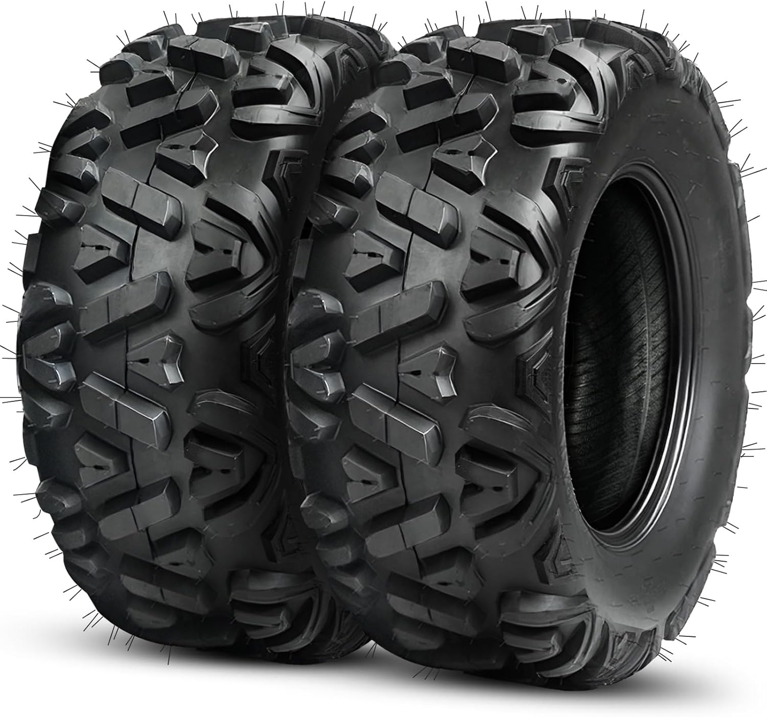 25x8-12 All-Terrain Quad Tires for Off-Road Use and Durability