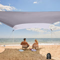 WEKAPO 7x7 FT Beach Shade Canopy: Sun Shelter with UPF 50+