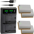 Kastar 4-Pack Battery and LTD2 USB Charger Compatible with Pocket