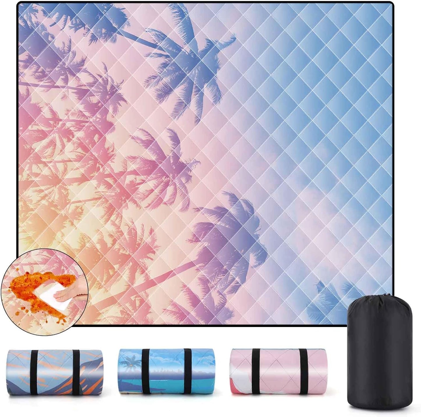 Sand-Free Waterproof Picnic Blanket - Perfect for Beach Lovers!