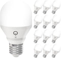 LIFX White A19 WiFi Smart LED Light Bulb 12 Pack - Warm, Dimmable 650