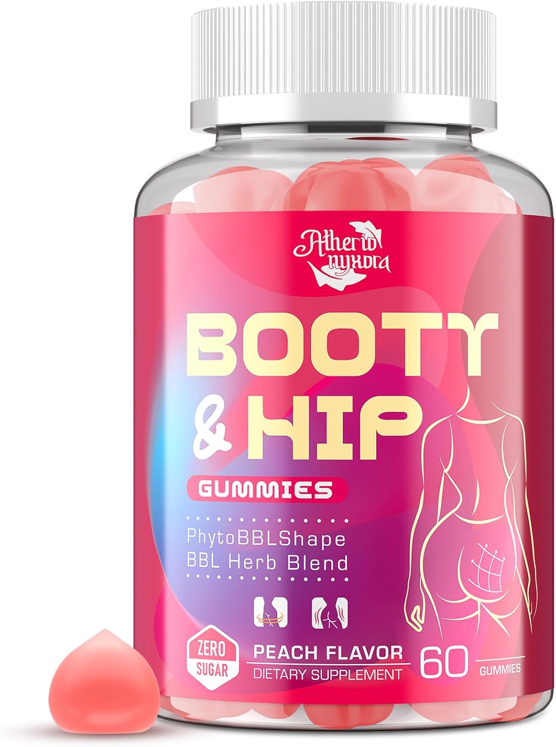 Booty Gummies for Women - BBL Gummies with Collagen Peptides