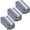 Replacement for Brother Label Maker Tape TZe-231 12mm 15-Pack