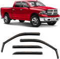 Voron Glass In-Channel Rain Guards for Dodge RAM 2009-2024