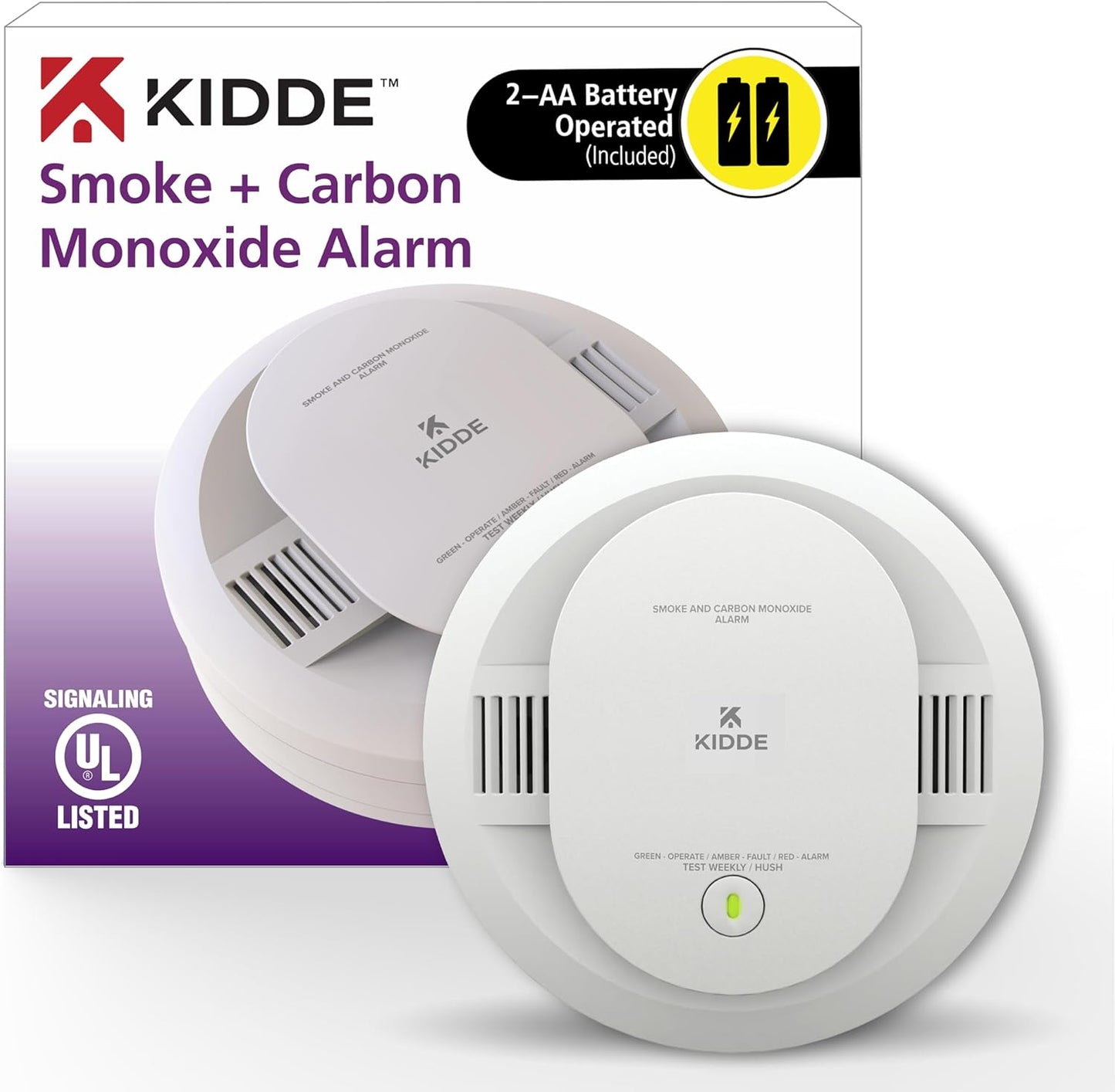 Kidde Smoke & Carbon Monoxide Detector - Reliable Safety Device