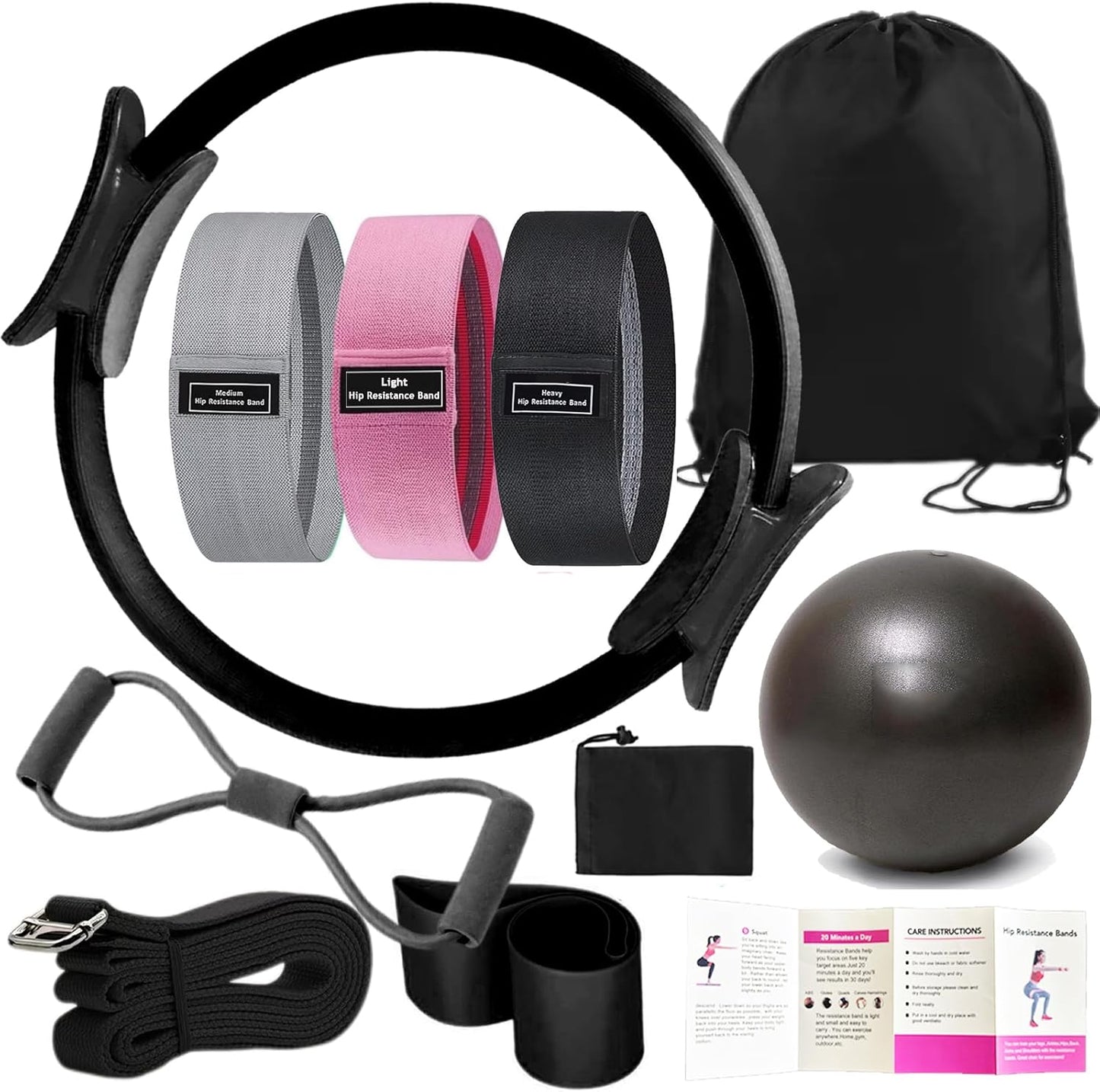 Pilates Essentials Kit for Women - Complete Home Workout Set