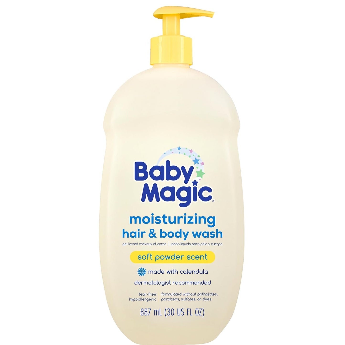 Baby Magic Gentle Hair & Body Wash | Moisturizing & Tear-Free | Calendula & Coconut