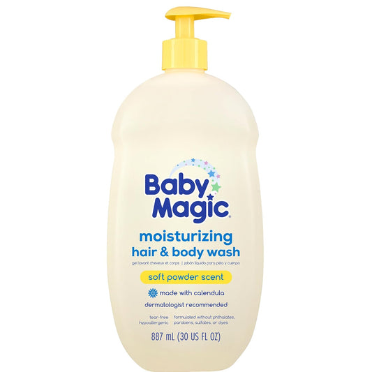 Baby Magic Gentle Hair & Body Wash | Moisturizing & Tear-Free | Calendula & Coconut