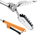 All Stainless Steel 40in Grabber Reacher - Heavy Duty Pickup Tool