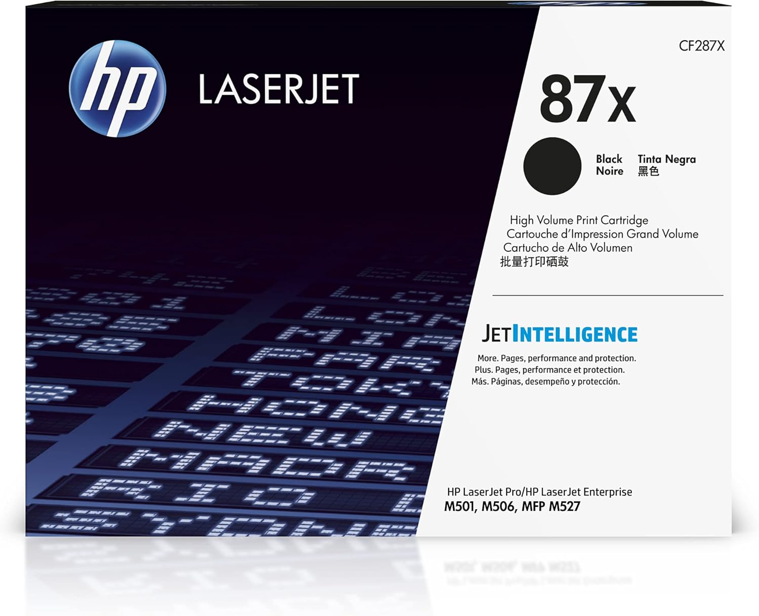 HP 87X Black High-Yield Toner Cartridge for Laserjet Printers