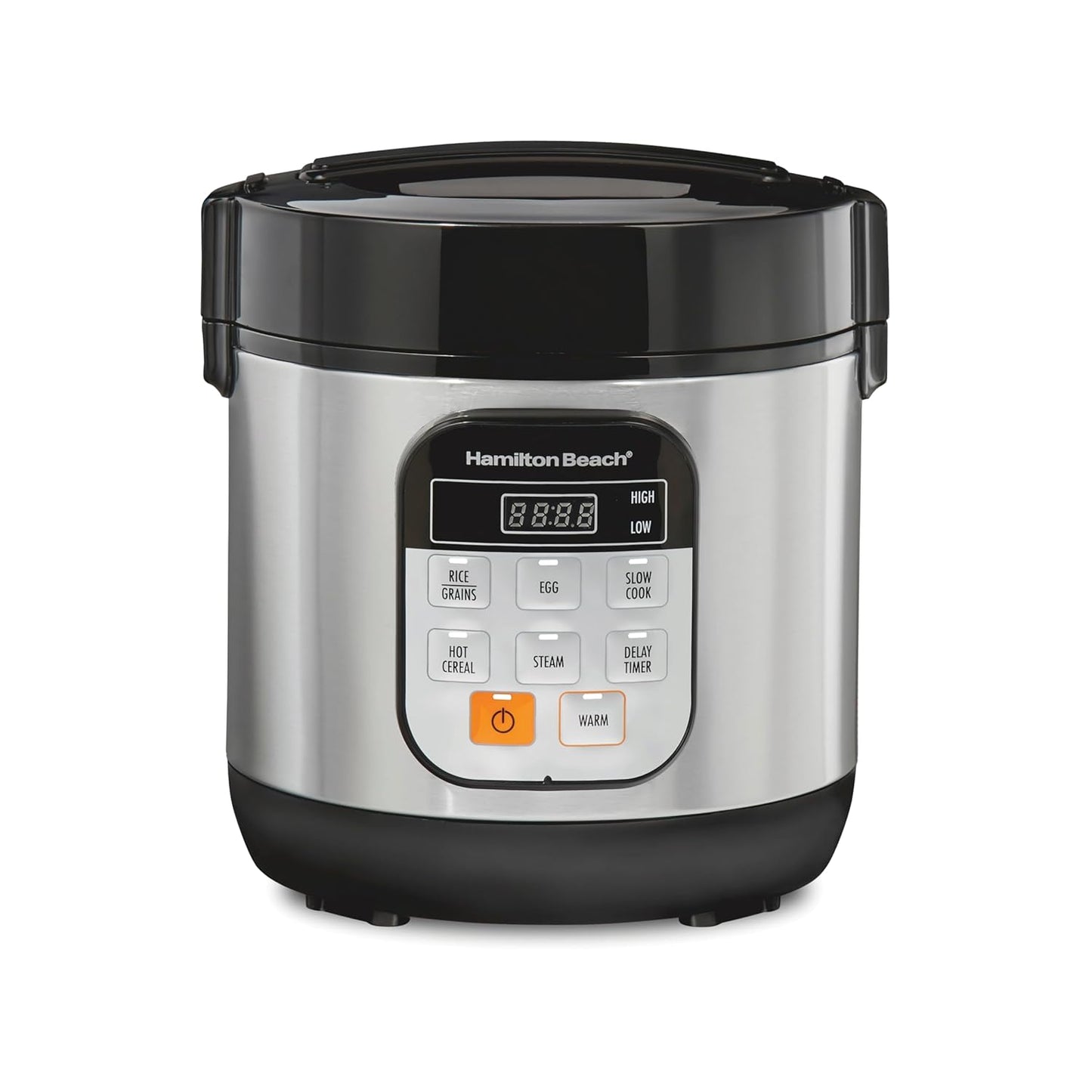 Compact Digital Rice Cooker & Food Steamer for Small Spaces