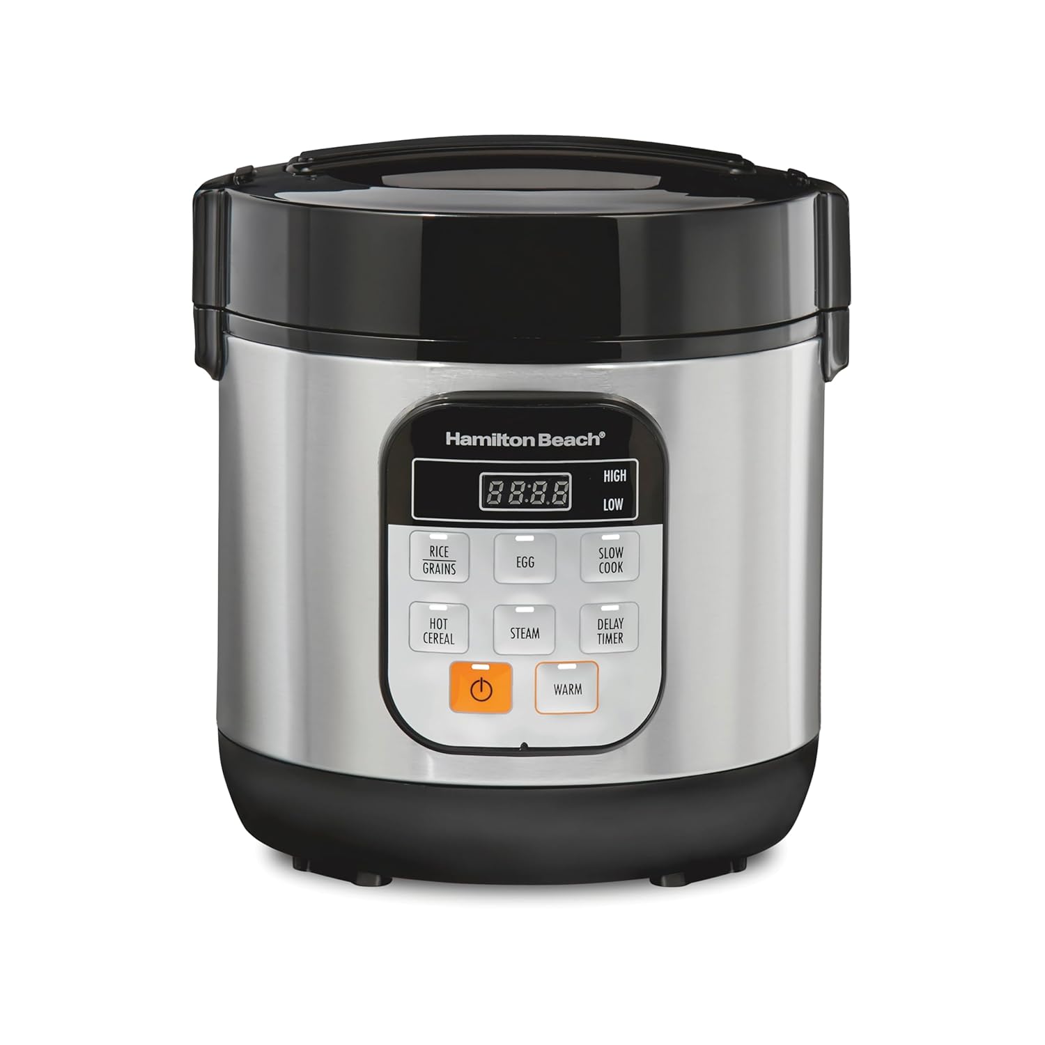 Compact Digital Rice Cooker & Food Steamer for Small Spaces
