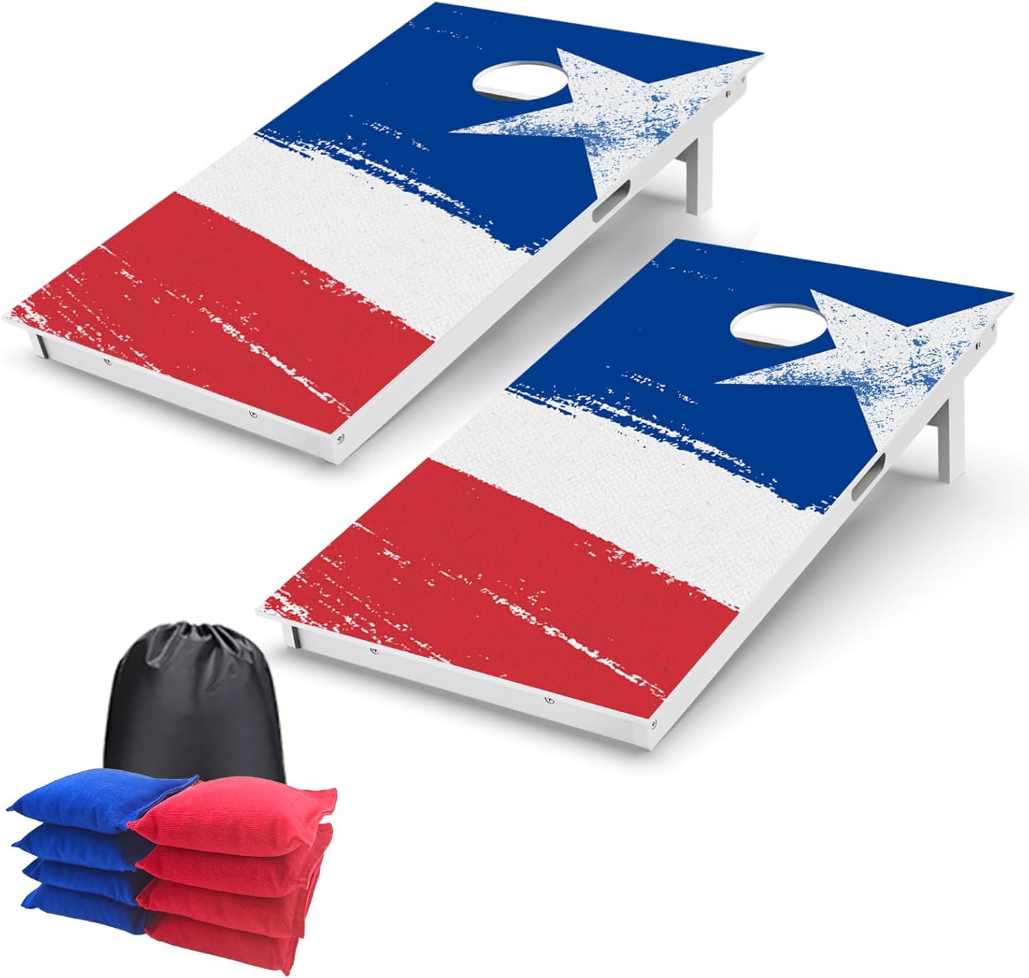 Regulation Size Cornhole Boards Set for Outdoor Fun and Games