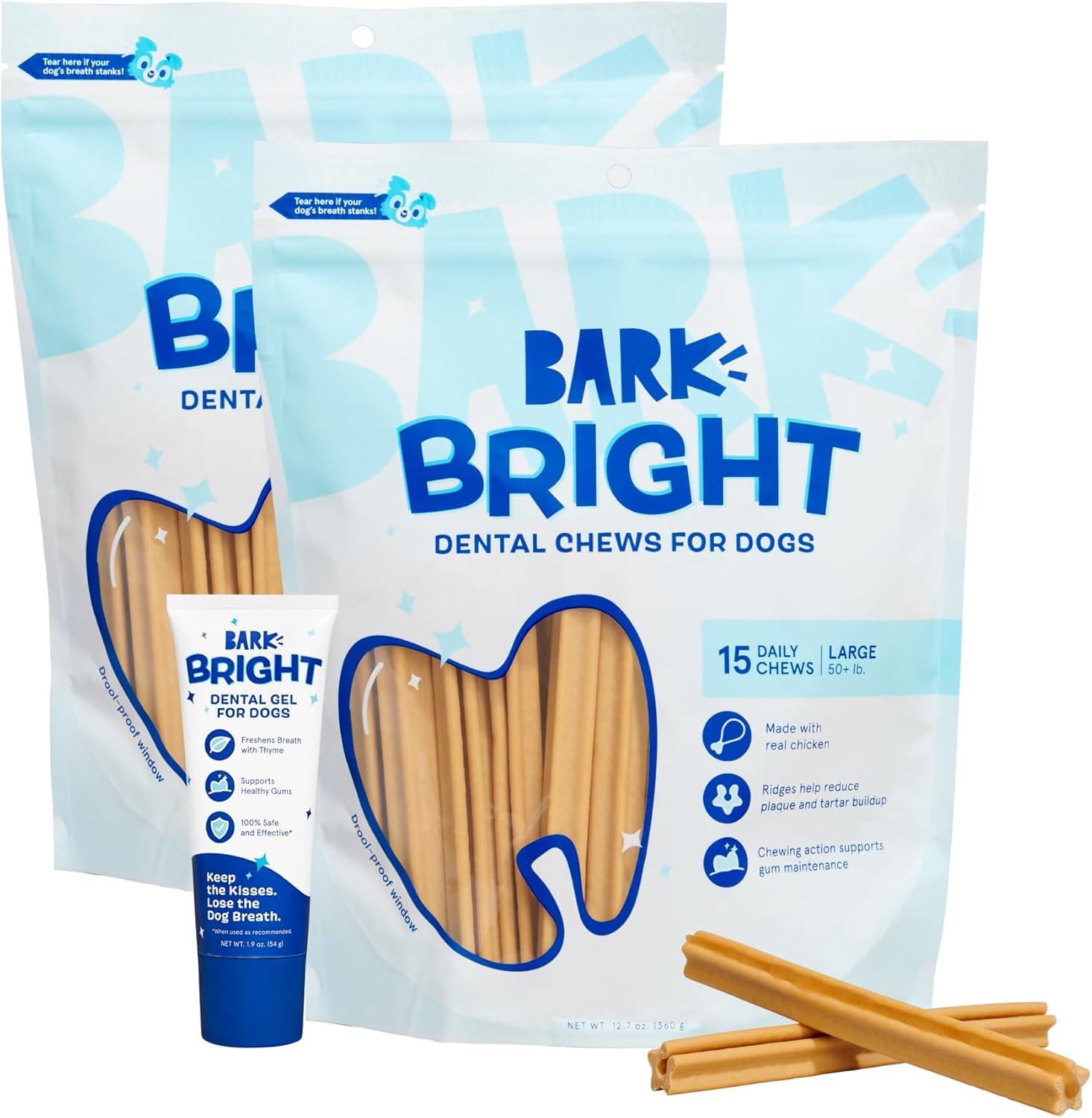 Bark Bright Original Dog Dental Kit for Large Breeds Review