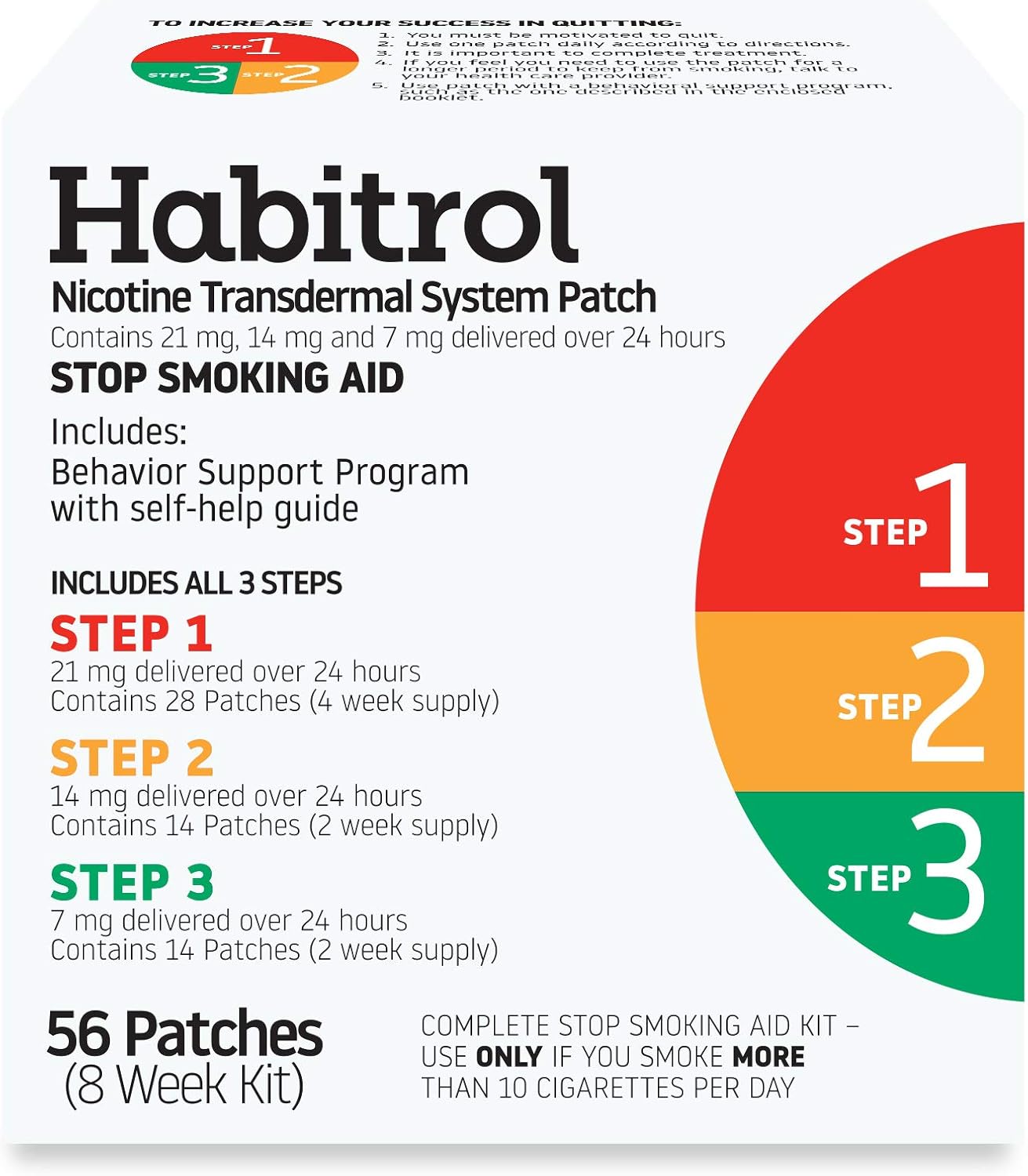 Habitrol Nicotine Transdermal System Patch for Smoking Cessation