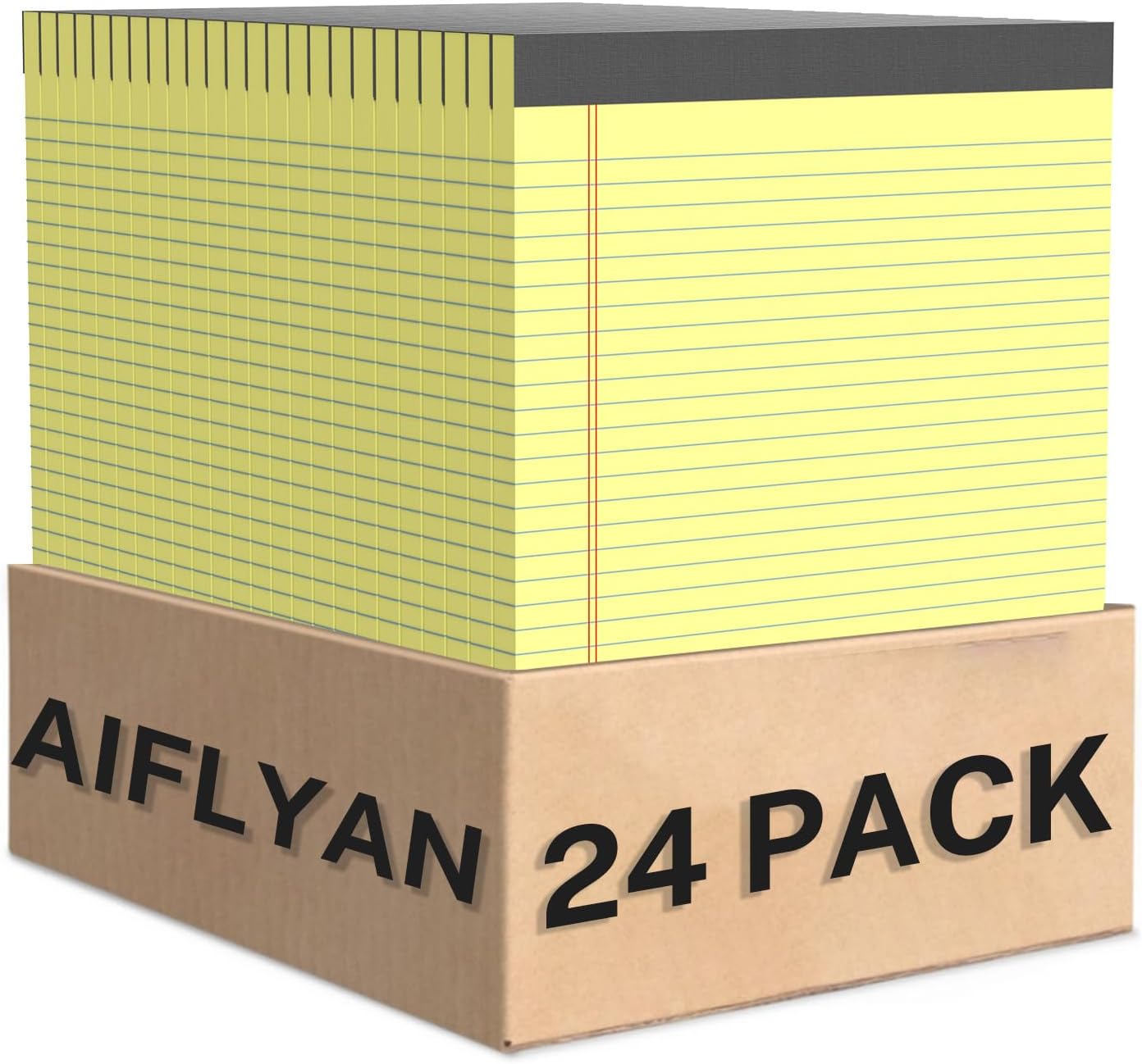 24 Pack Legal Pads 8.5 x 11 for Notes and Assignments