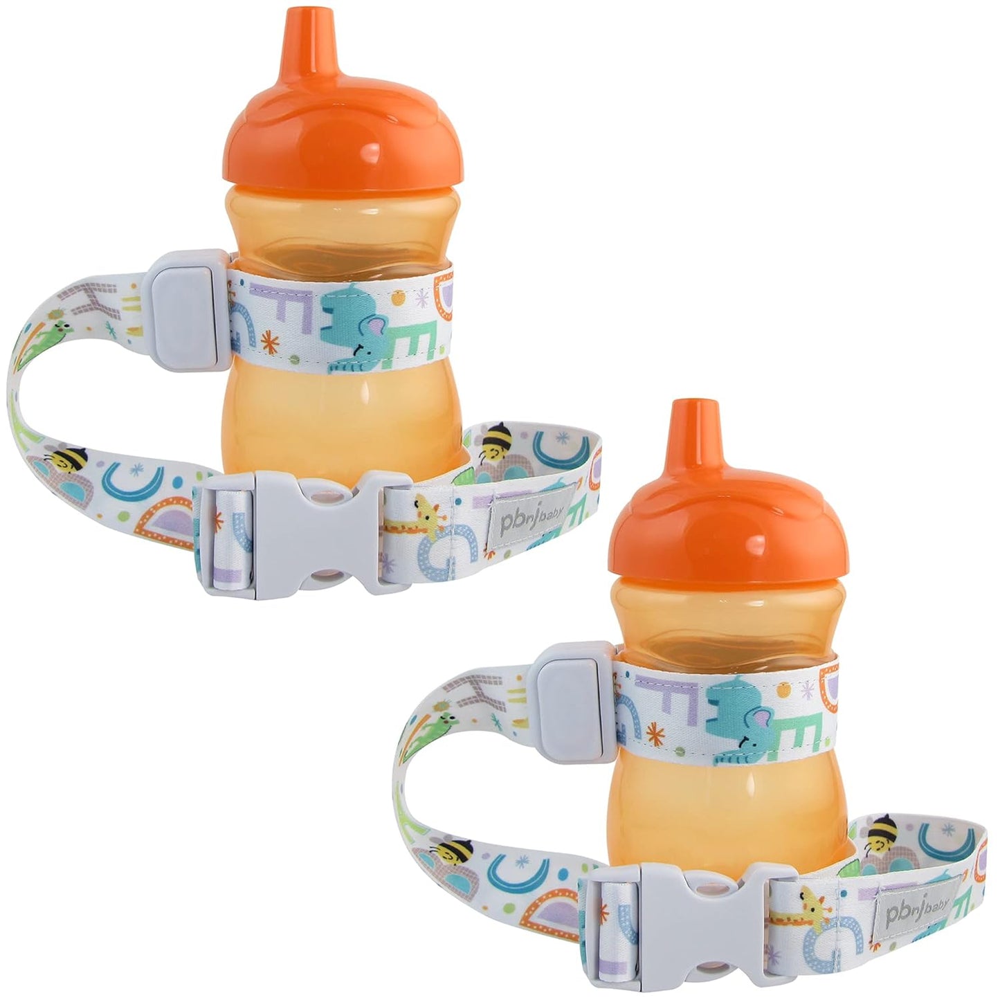 SippyPal Sippy Cup Strap 2-Pack, No More Lost Cups!