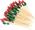 Honbay 100PCS Christmas Cocktail Picks - Festive Party Skewers