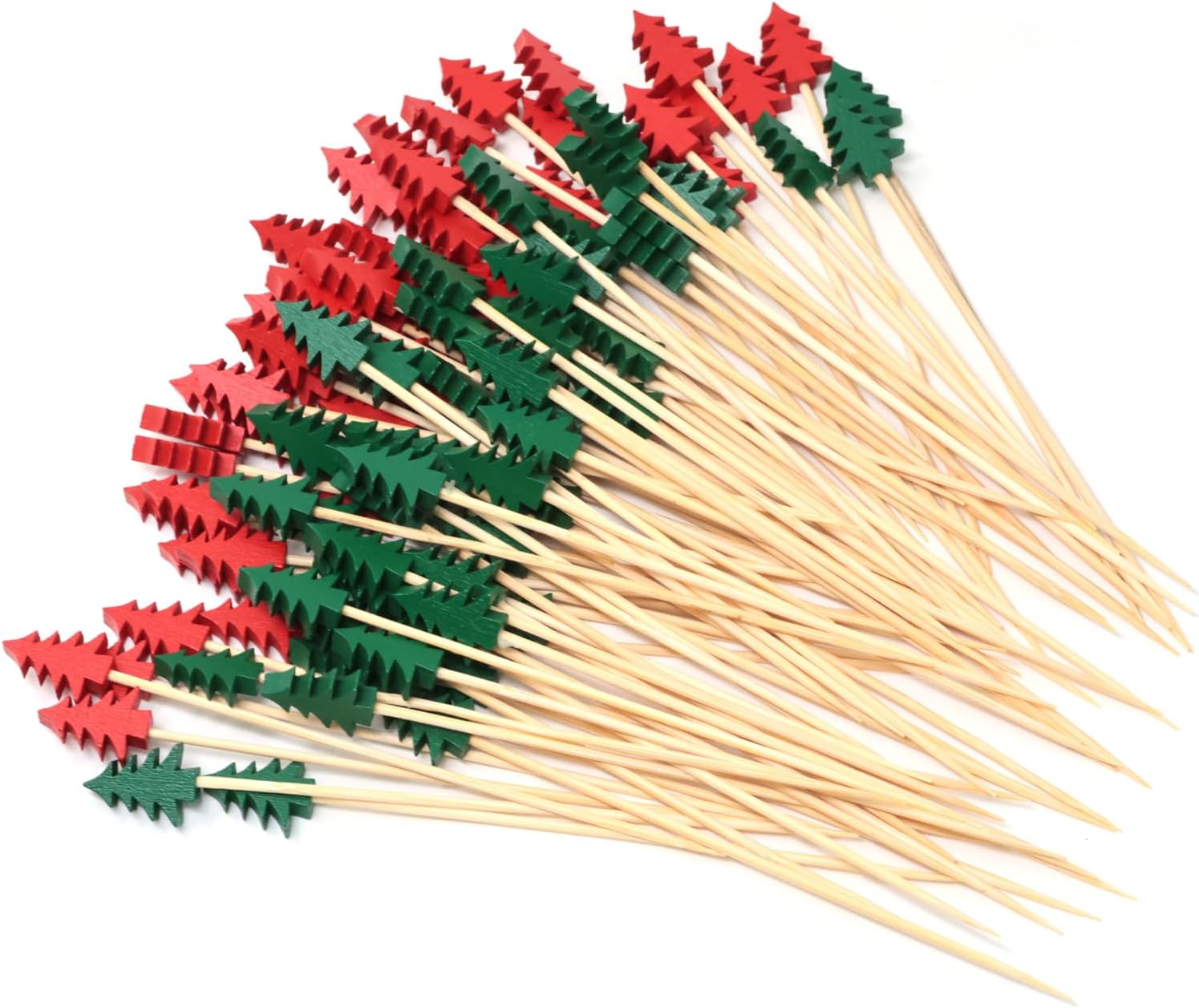 Honbay 100PCS Christmas Cocktail Picks - Festive Party Skewers
